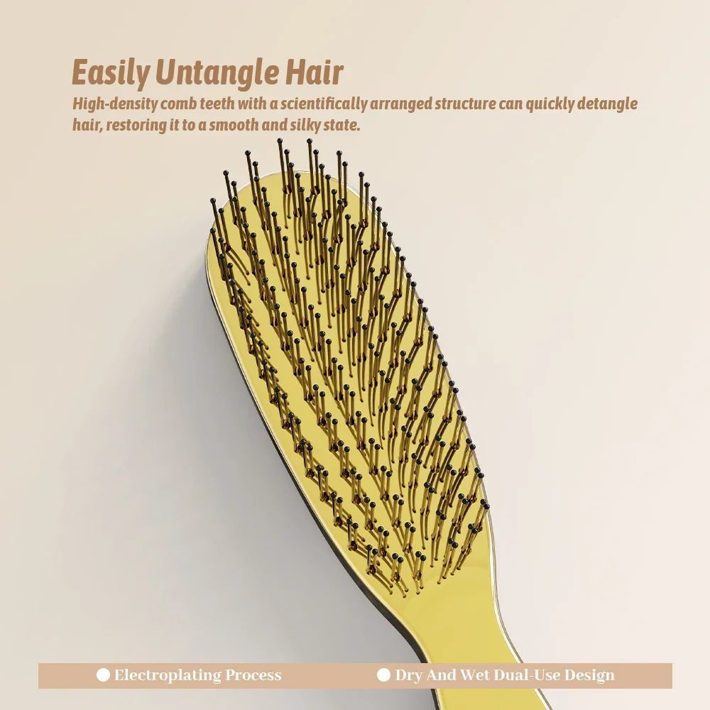 Rose Gold Scalp Massage Brush – Detangling Shampoo Comb Scalp Massage Brush Oasis Select