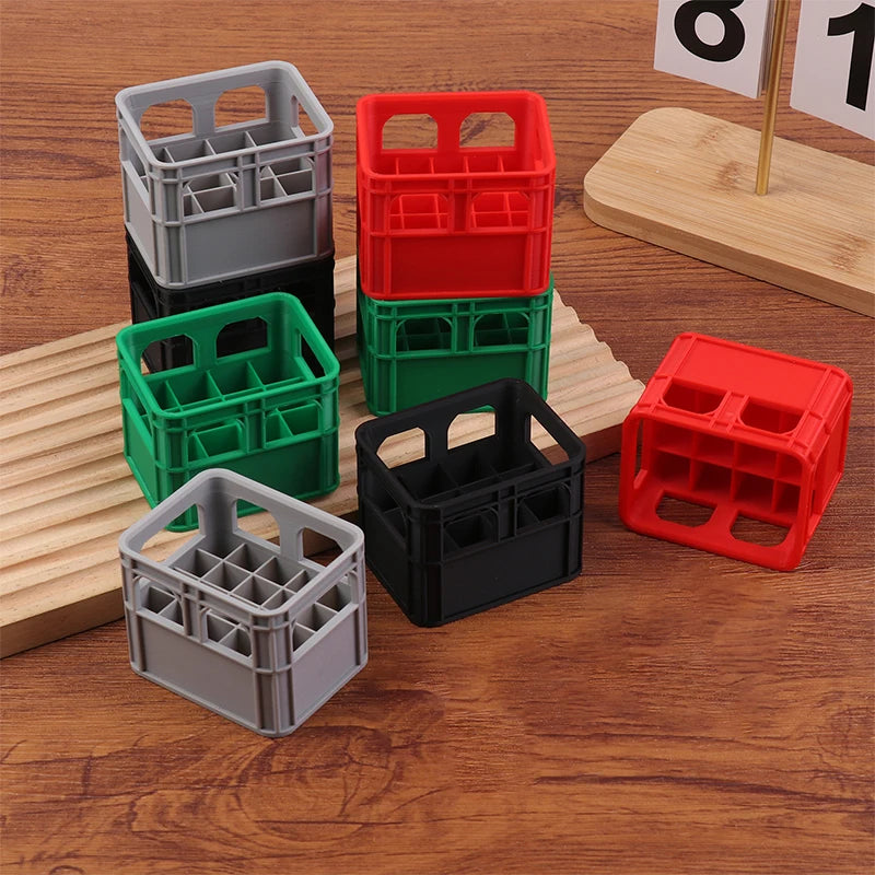 3D Printed Battery Storage Box DIY Beer Crate No. 5 AA No. 7 AAA Battery Stackable Storage Basket Oasis Select