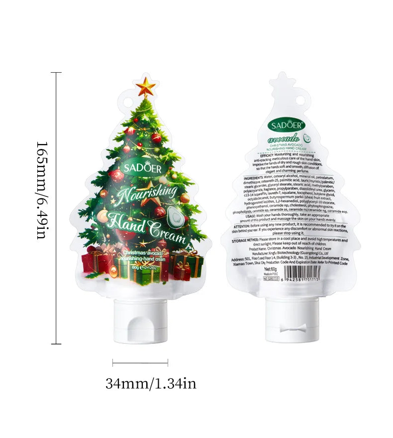 Rice Hand Cream Volumizing Rejuvenating Nourishing Moisturizing Refreshing Non-Greasy Hand Care Cream 30g Oasis Select Avocado