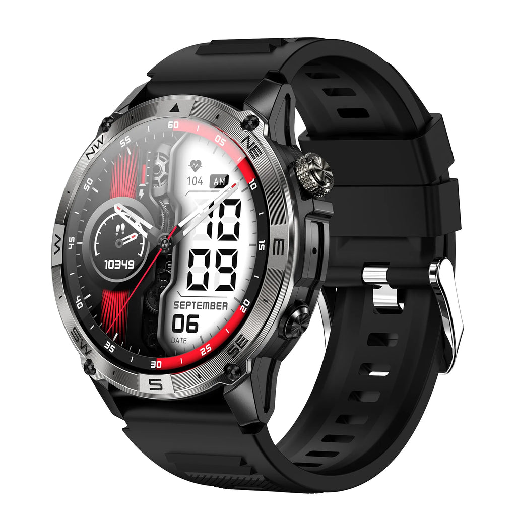 MINGCC HK08 AMOLED Smart Watch – GPS, Bluetooth Call, Waterproof