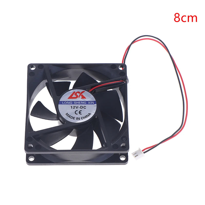 5V/12V/24V Cooling Turbo Fan Brushless 3D Printer Parts 2Pin For Extruder DC Cooler Blower Part Black Plastic Fans Oasis Select 12V 8CM