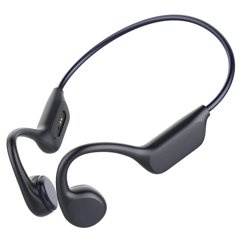 IPX8 Waterproof Bone Conduction Headphones Open Ear Sports Swimming Headset 32GB Memory Bluetooth MP3 Dual Mode HiFi Stereo Oasis Select Black