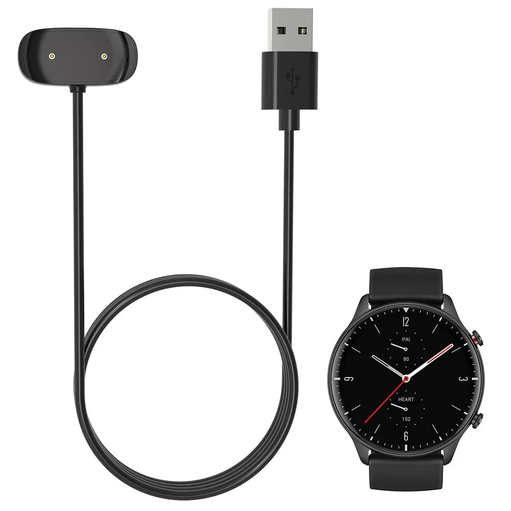 Amazfit Charger Cable – GTS 4 Mini, GTR 2, Bip 5, T-Rex Pro Smartwatch Charging Cable Oasis Select