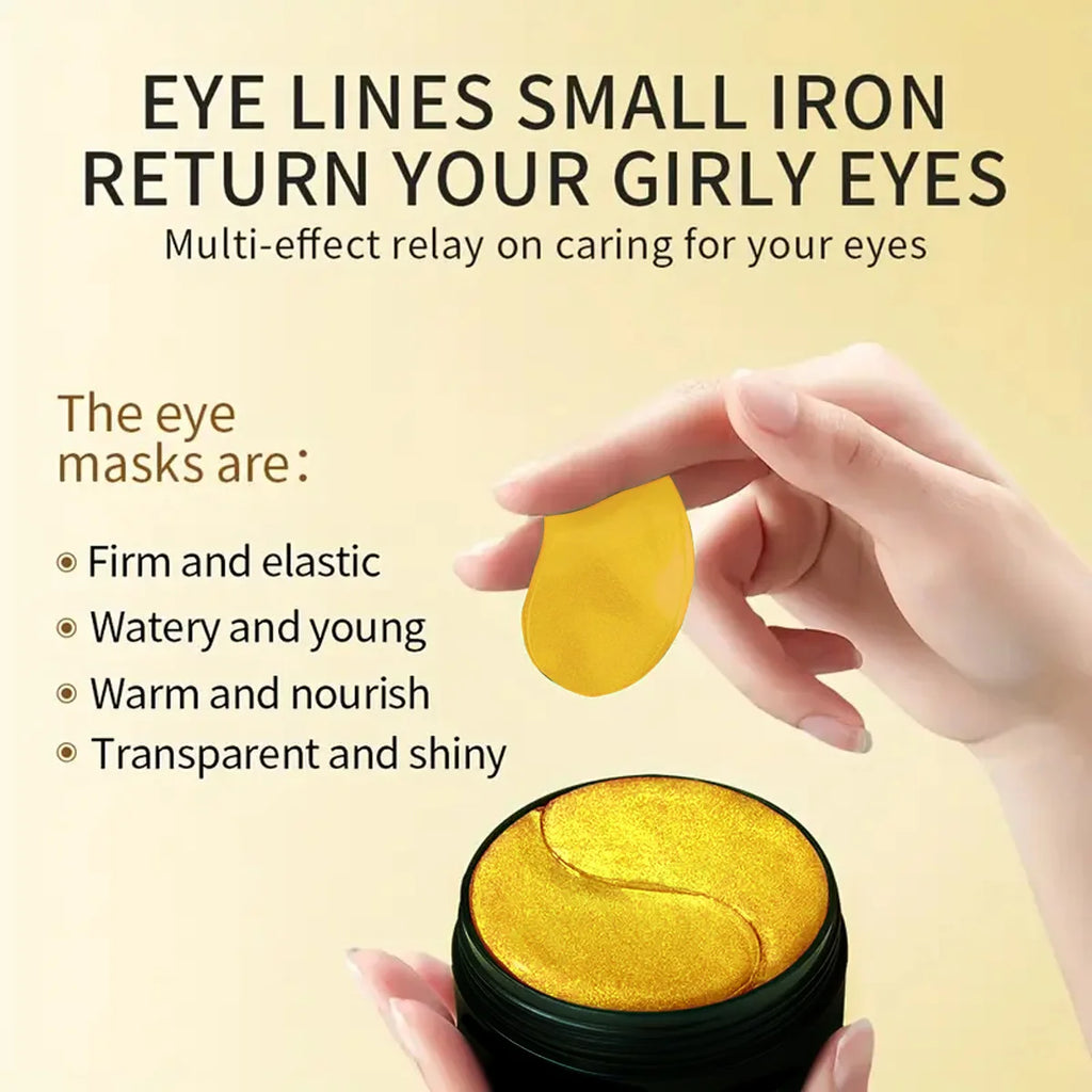 Snail Collagen Eye Mask – Glycerin & Panthenol, 60 Pcs Eye Treatment Mask Oasis Select