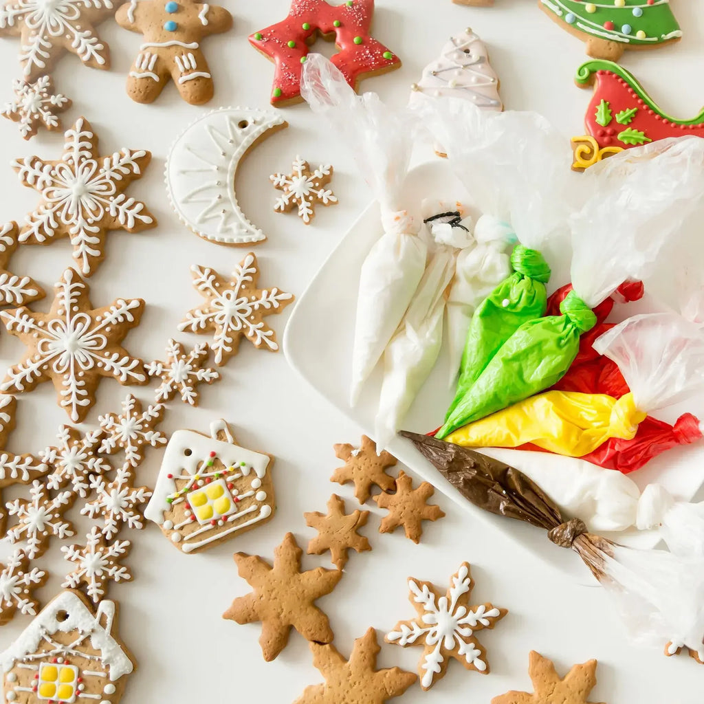 5Pcs Christmas Cookie Cutter Set Gingerbread Man Xmas Tree Biscuit Mold Stamp Christmas Party New Year Baking Accessories Oasis Select