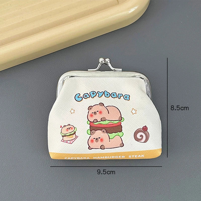 Cute Capybara Mini Coin Purse – PU Wallet for Kids & Gifts Mini Coin Purse Oasis Select 3