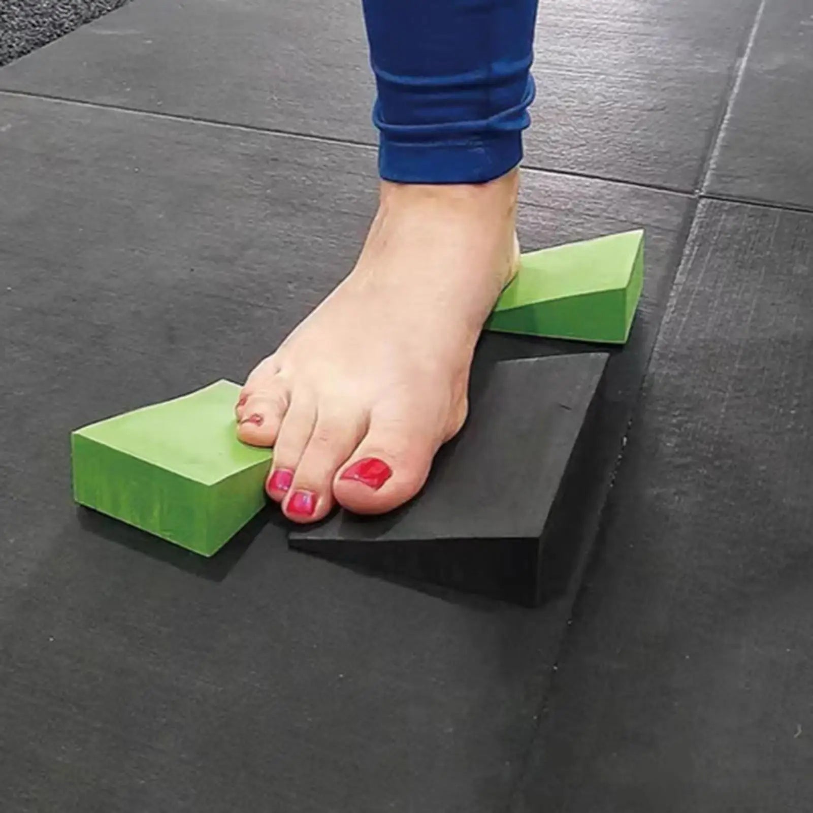 3-Pack EVA Foam Yoga Wedge Blocks – Slant Board for Squats