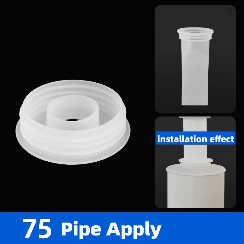 Silicone Drain Deodorant Core Floor Drain Pipe Anti Odor Seal Washer Ring Plug Sink Filter Stopper itchen Bathroom Accessories Oasis Select For 75mm Pipe