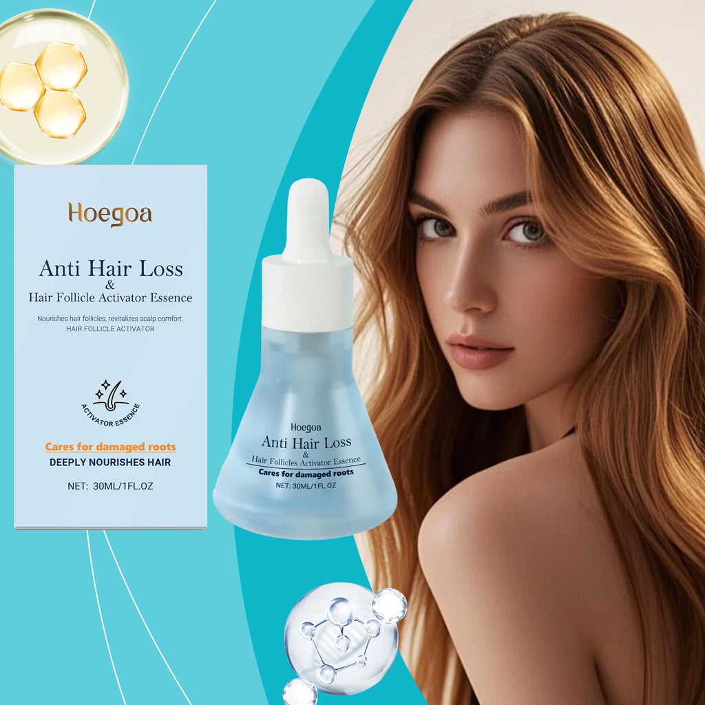 Anti-Hair Loss Breakage Nourishing Hair Serum Repairs Damaged Roots Follicles Moisturizes Scalp Smooth Silky Hair Care Essence Oasis Select