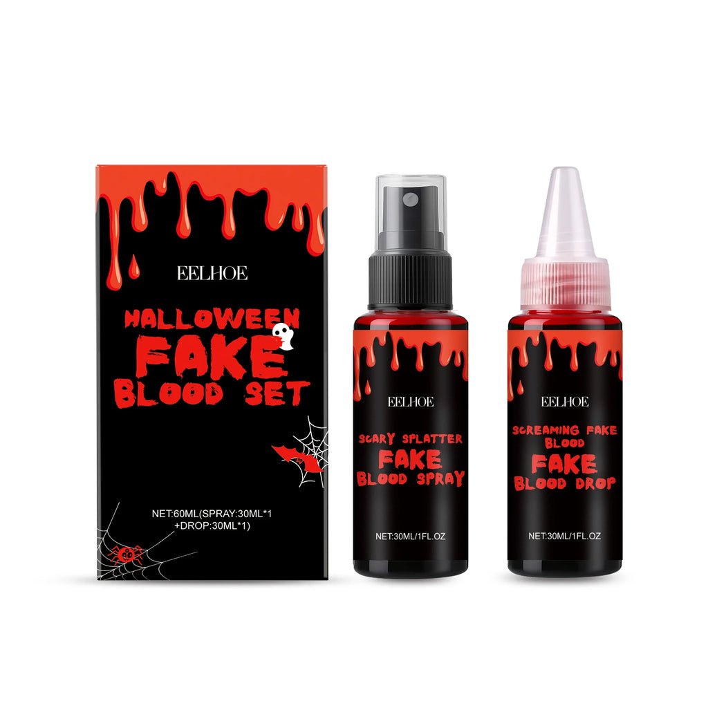 Halloween Fake Blood Set – Realistic Special Effects Makeup