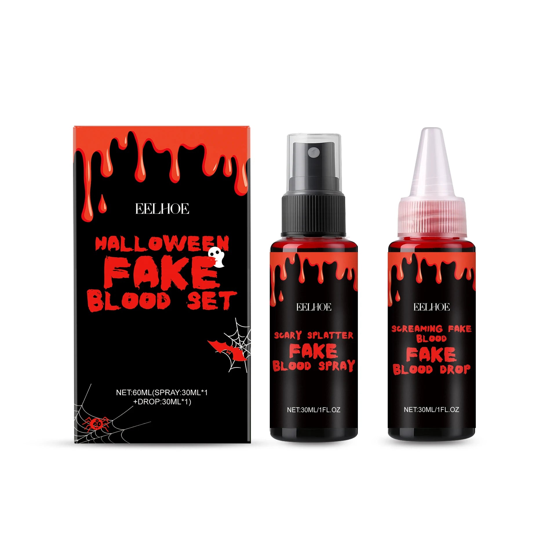 Halloween Fake Blood Set – Realistic Special Effects Makeup