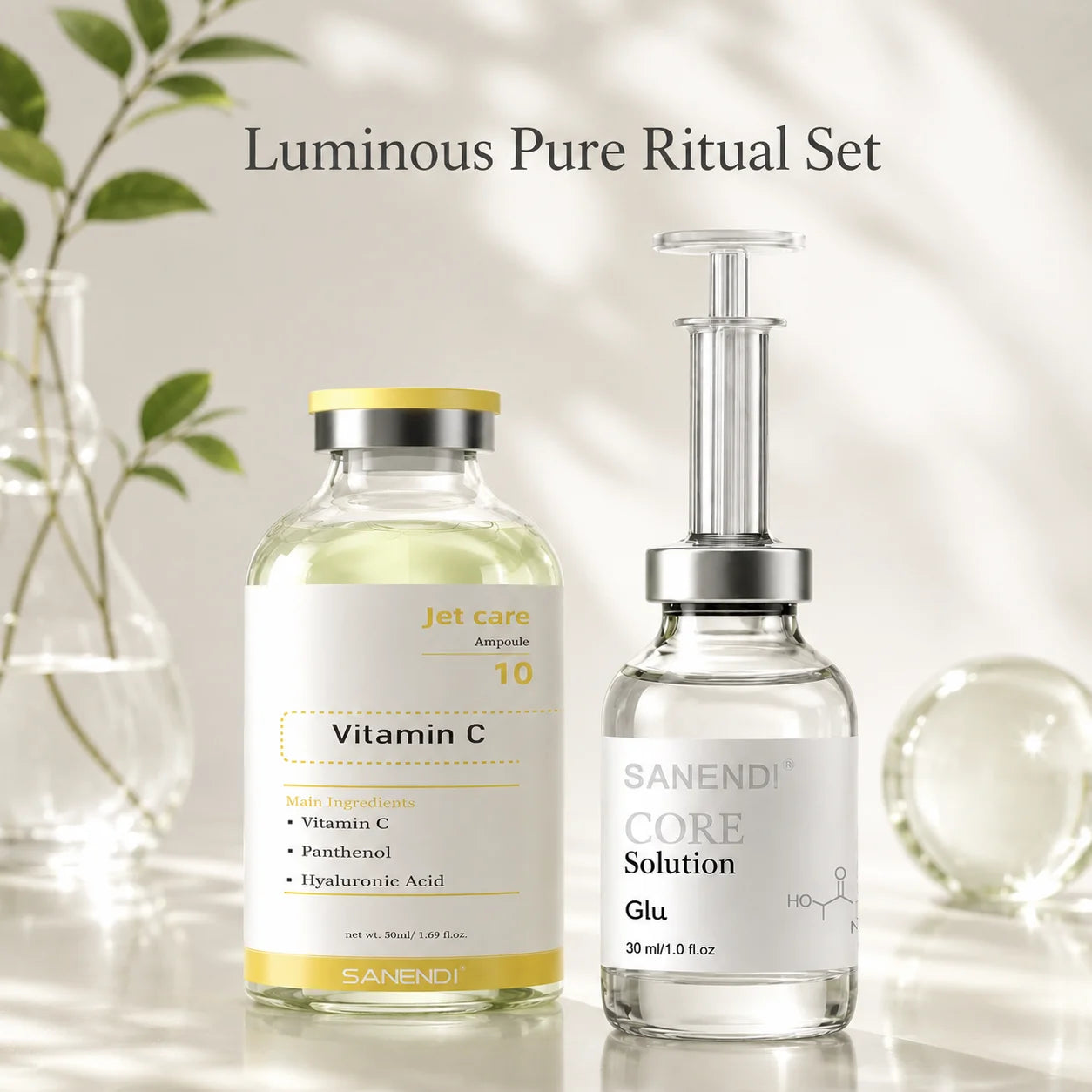 SANENDI Salmon DNA Serum – Hyaluronic Acid & Peptide Essence