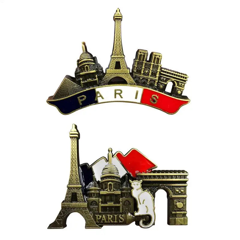Paris France EiffelTower Triumphal Arch European Refrigerator Magnetic Fridge Magnets World Tourist Souvenir Collection Gifts Oasis Select