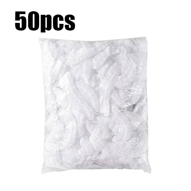 50/100pcs Transparent Fresh-Keeping Cover Food Storage Covers For Fruit Vegetables Reusable Cover Plastic Bowl Plate Seal Wrap Oasis Select 50pcs