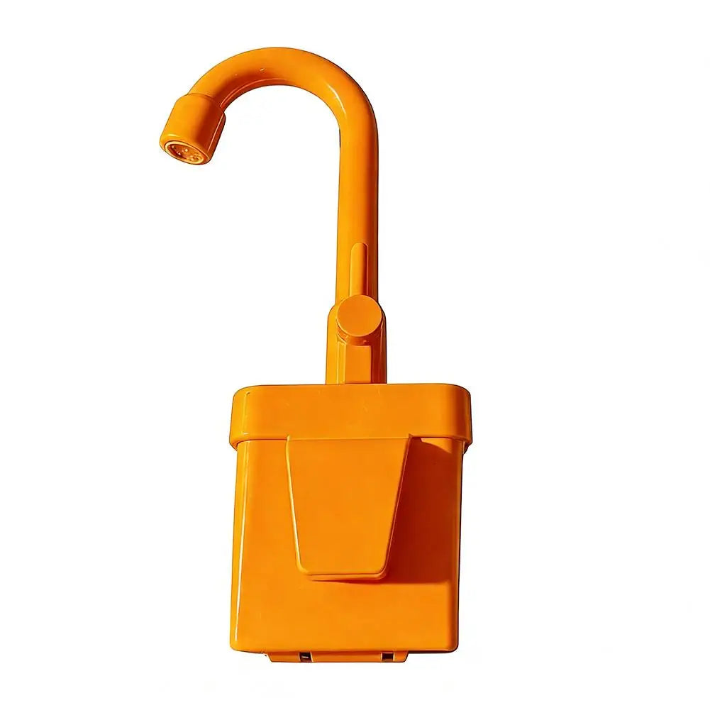 Kids Electric Faucet Toy with Circulating Water System Realistic Simulation Kitchen Sink Tap Toy for Pretend Play Kitchen Play Oasis Select Orange