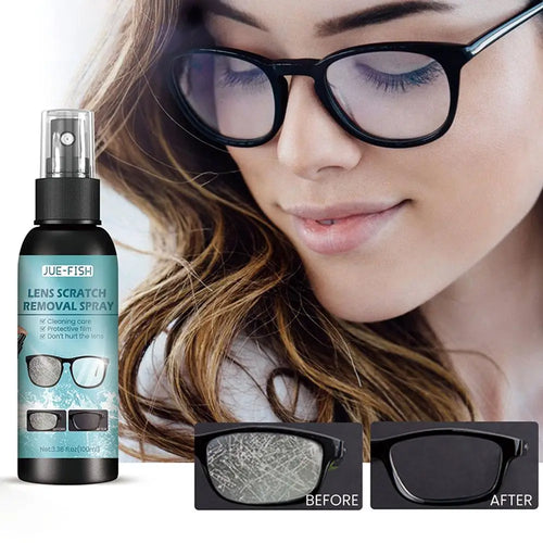 100ML Lens Scratch Removal Spray Phone Screen Helmet Scratch Repair Spray Eyeglass Cleaning Spray Sunglasses Cleaning Solution Oasis Select