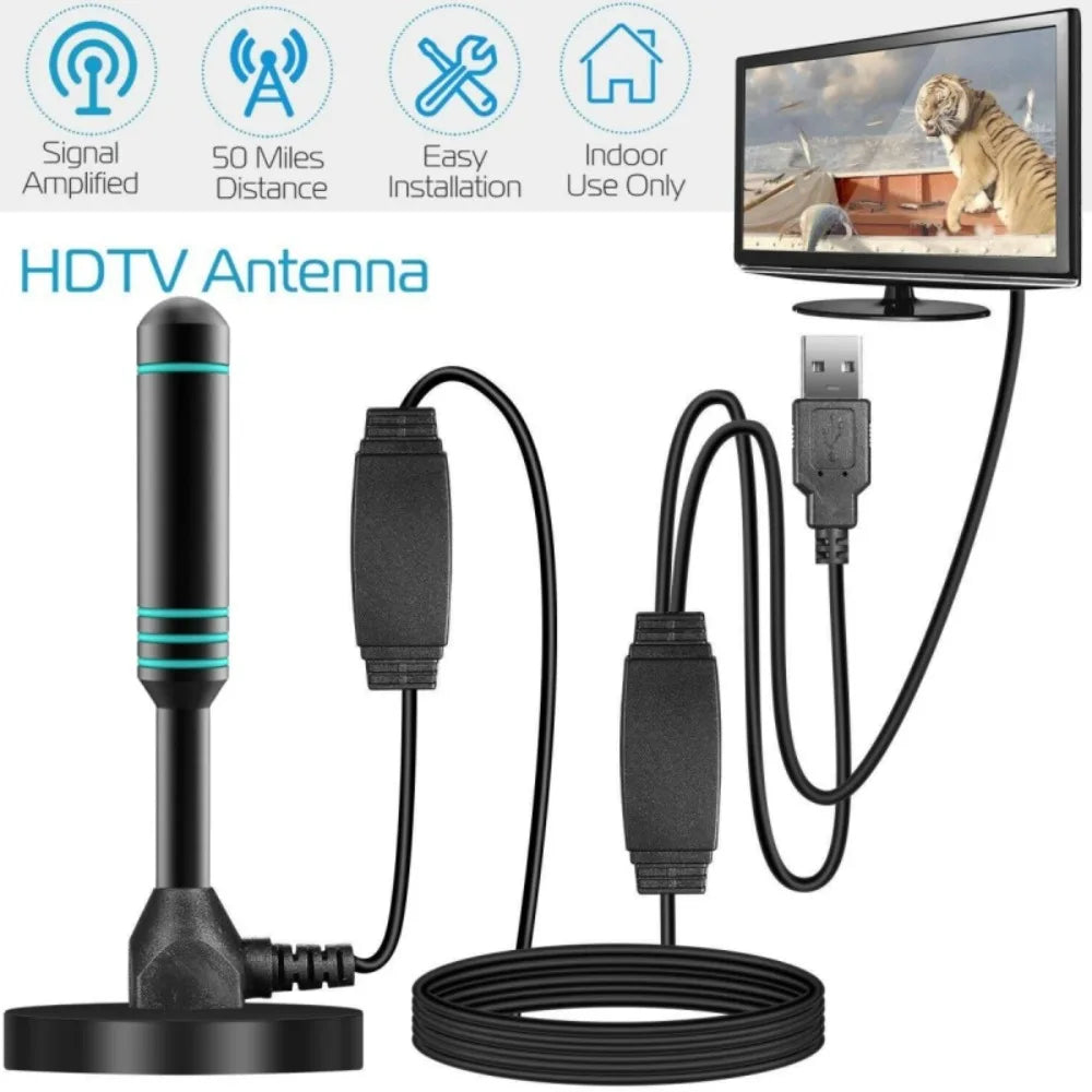 2025 Suction cup TV antenna 4k, 720P, 1080i, 1080P indoor and outdoor digital TV antenna DTMB antenna HDTV antenna Oasis Select