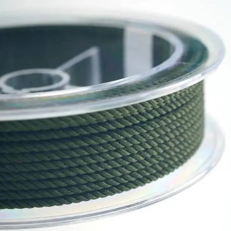 1mm 45m Silk Thread Milan Braided Cord DIY Jewelry Accessories Jewelry Making Supplies Twine Beading Threads HandCrafts Rope Oasis Select Army Green 1mm 15m