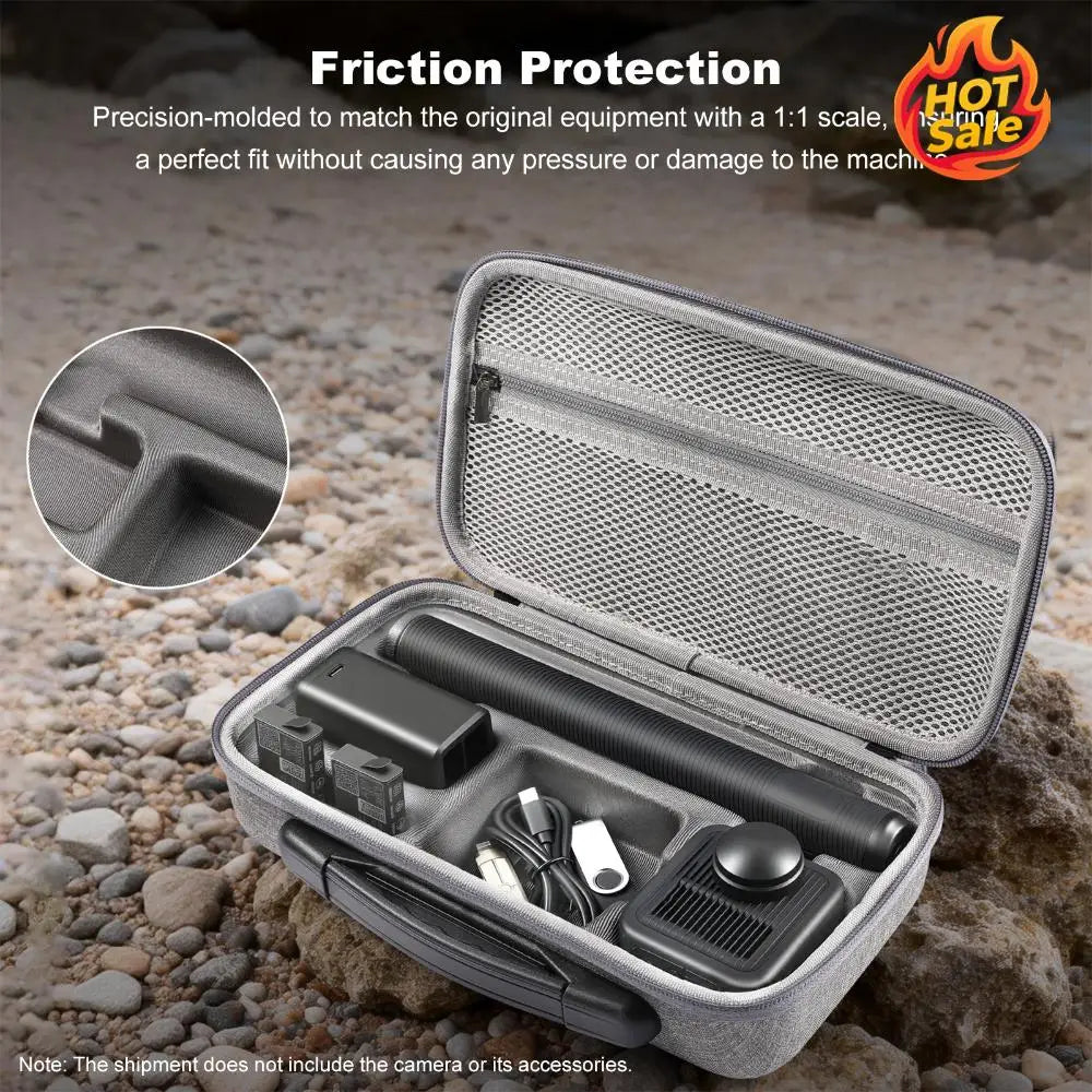 Carrying Case for GoPro MAX 2 Accessories Portable Storage Bag for GoPro Max2 Dual Battery Charger Extension Pole Oasis Select