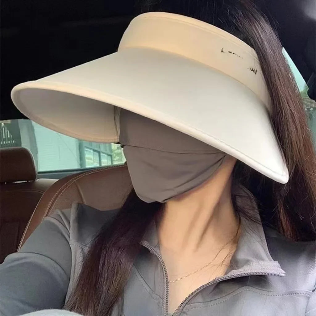 Women's Wide Brim Sun Hat – UV Protection Beach & Golf