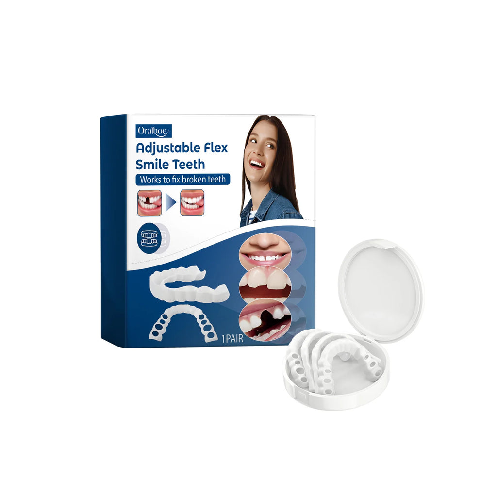 Adjustable Snap-On Dental Veneers – Temporary Teeth Cover Snap-On Dental Veneers Oasis Select 1pair boxed