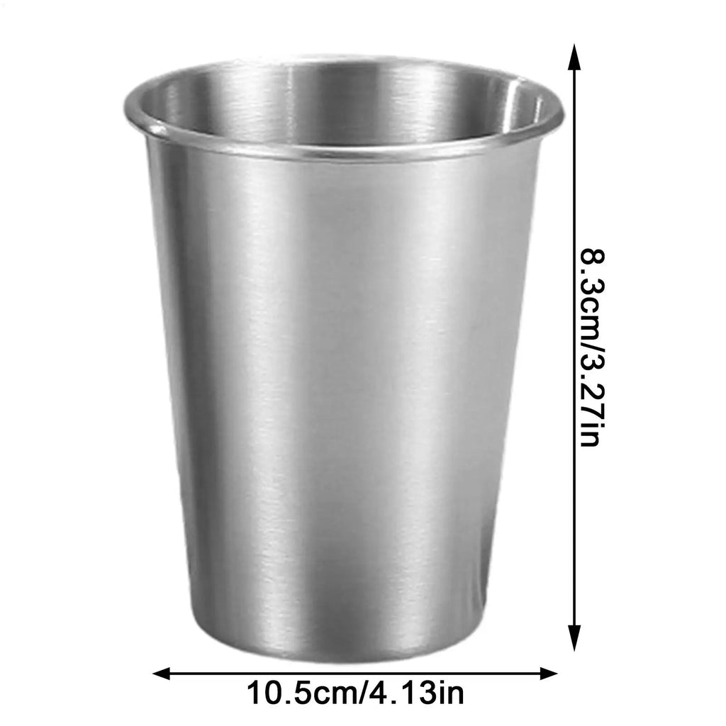 1PC Stainless Steel Beer Cups Metal Water Drinks Coffee Tumbler Tea Milk Mugs Kitchen Drinkware for Travel Outdoor Camping Oasis Select