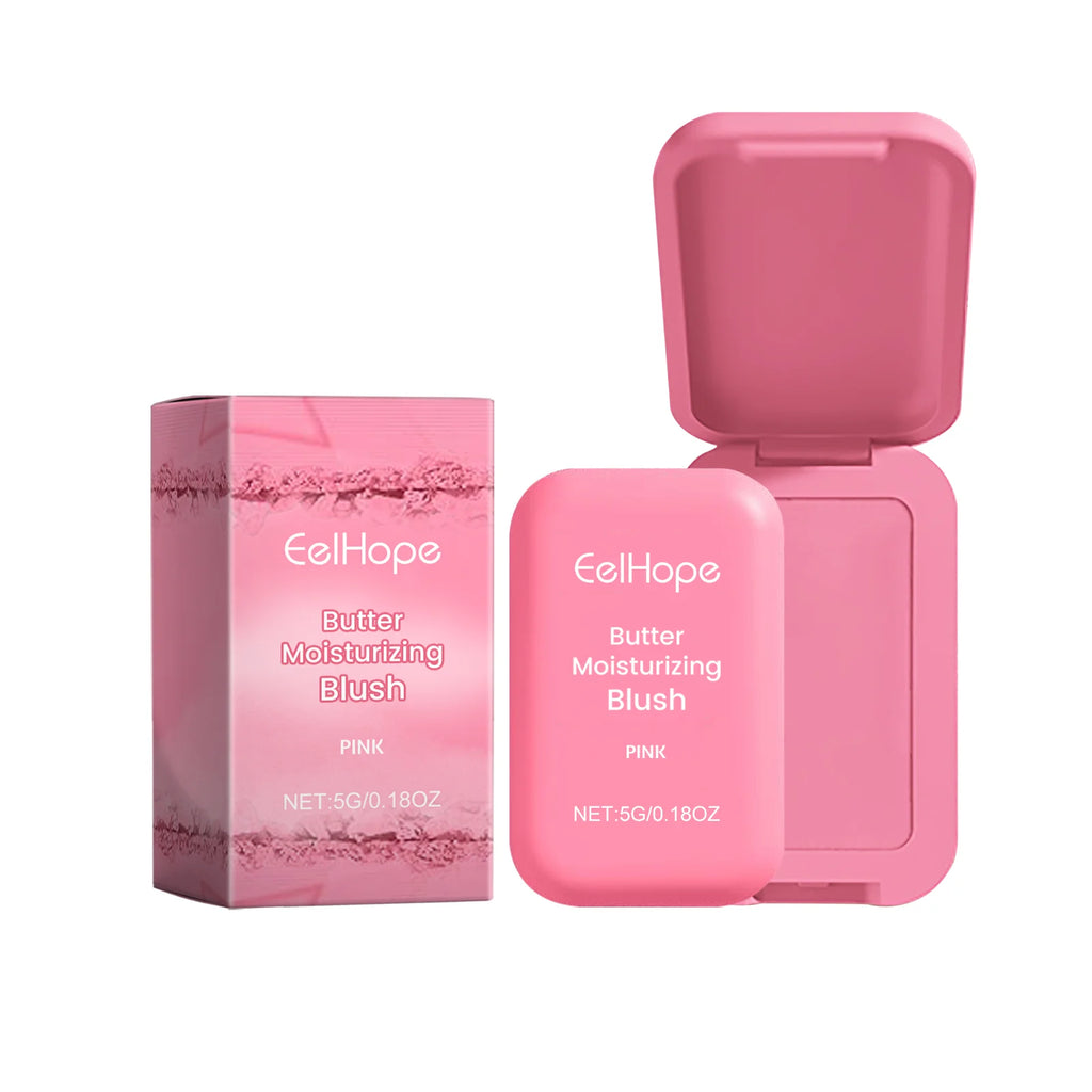 Eelhope Butter Cream Blush – Long-Lasting Blendable Cheek Color Cream Blush Oasis Select Pink