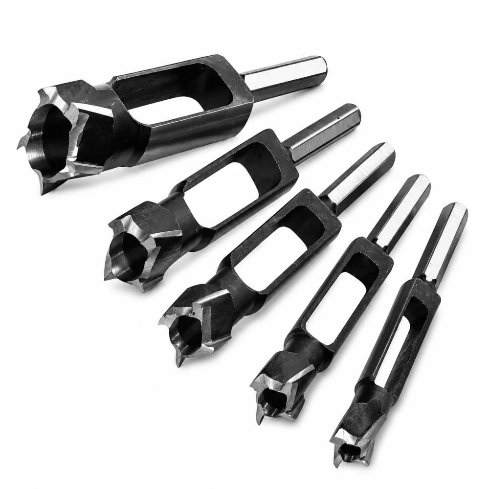 JUSTINLAU Straight And Round Wood Plug Hole Cutter Plug Cutting Drill Take Steel Knife Log Tenon Cork Woodworking Drilling Tools Oasis Select