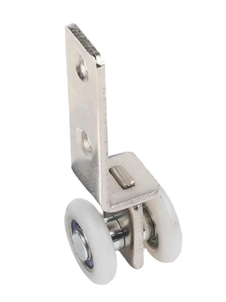 2/4pcs Sliding Door Pulley Hanging Track Pulley Block For Smooth Sliding Door Cabinets Roller Curtain Accessories Bearing Wheel Oasis Select