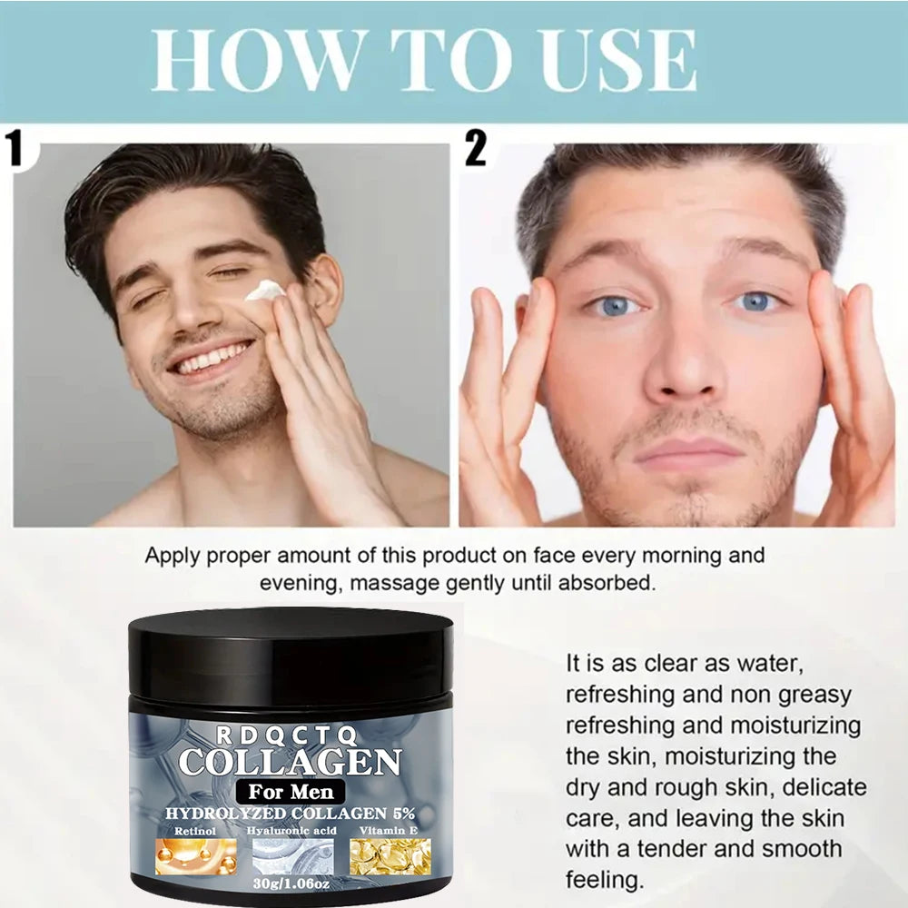 Men's Retinol collagen firming and moisturizing cream Moisturizing Cream Anti-Wrinkle Aging Firming Facial Face Men Skin Care Oasis Select