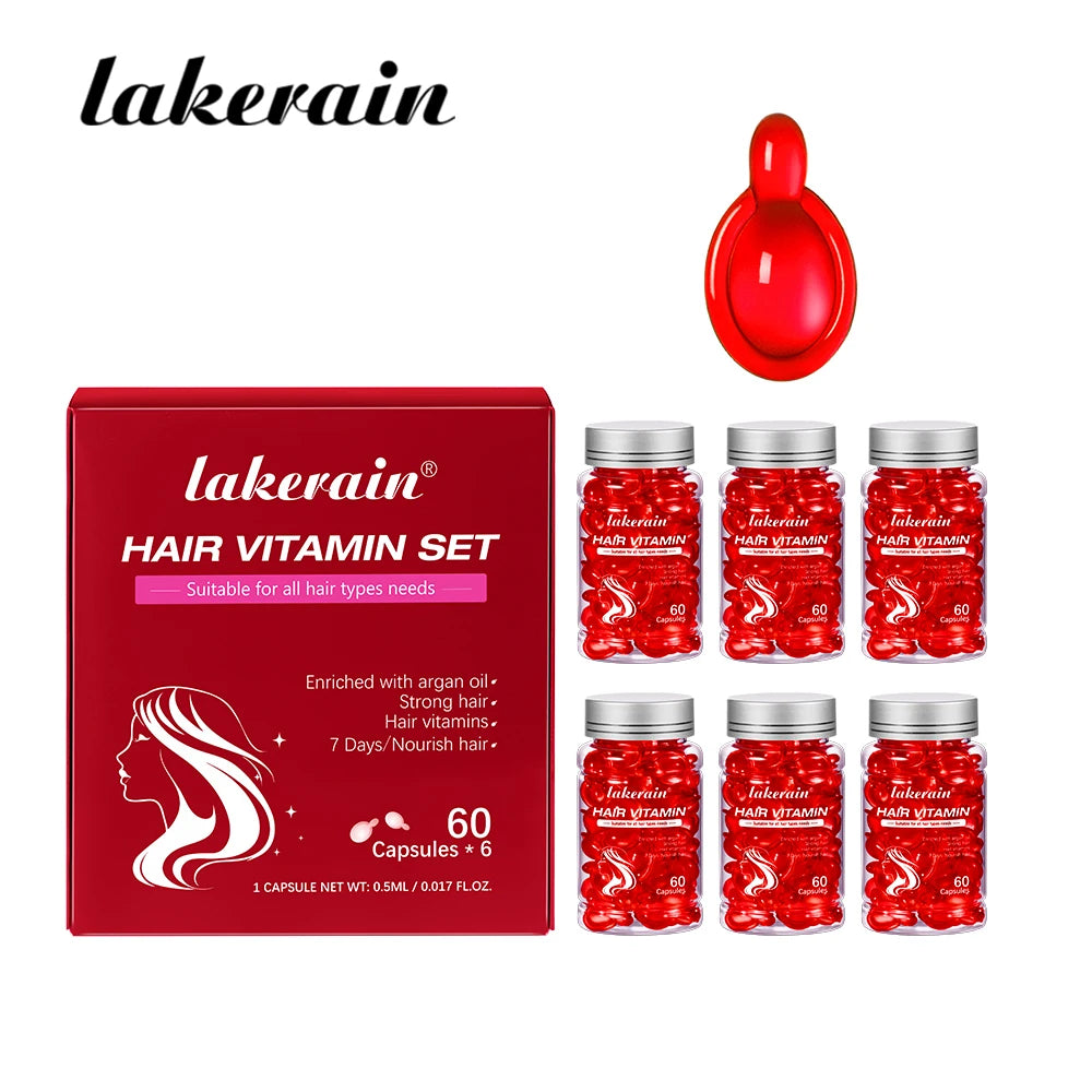 Moroccan Agam Vitamin Oil Hair Care Essence Damaged Nutrition Repair Hair Splitting Improvement Treatment Products 60 Capsules Oasis Select 01