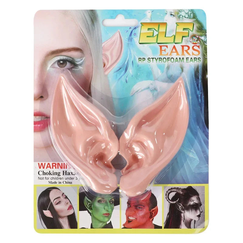 Fairy Ears Costume Accessories of Realistic Simulation Ears for Halloween Dress up Cosplay Masquerade Parties Oasis Select 01