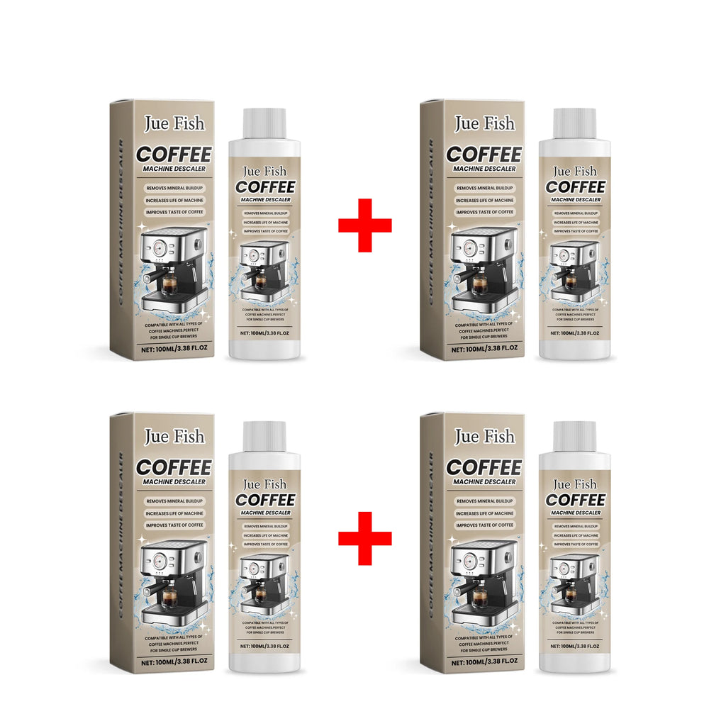 Jue-Fish Coffee Machine Descaler & Cleaner 100ml Coffee Machine Descaler Oasis Select 4 X 100ml boxed