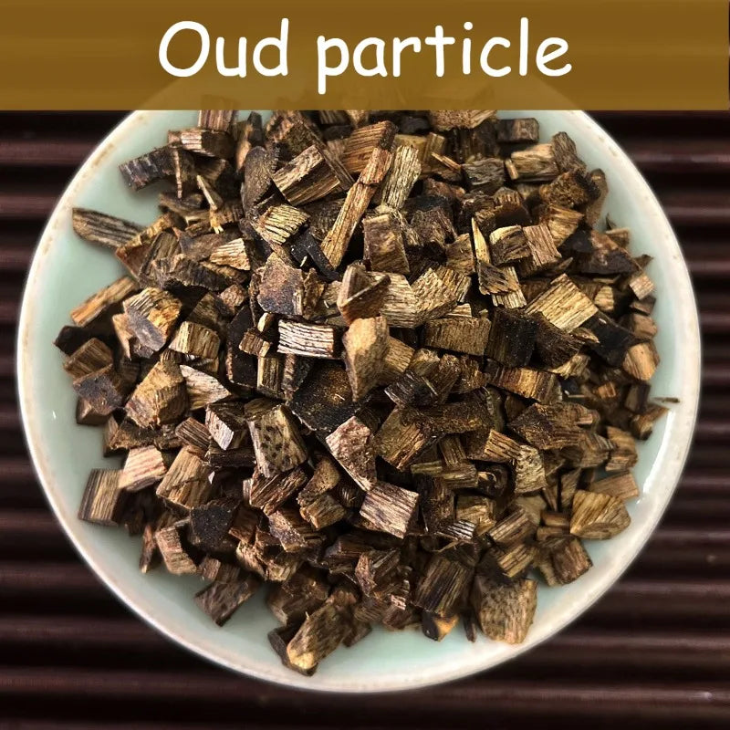 Oud - Infused Aroma Bakhoor | Warm Woody Milky Aroma Incense Wood Chips | Arabian Luxury Scent Natural agarwood particle 10-50g Oasis Select