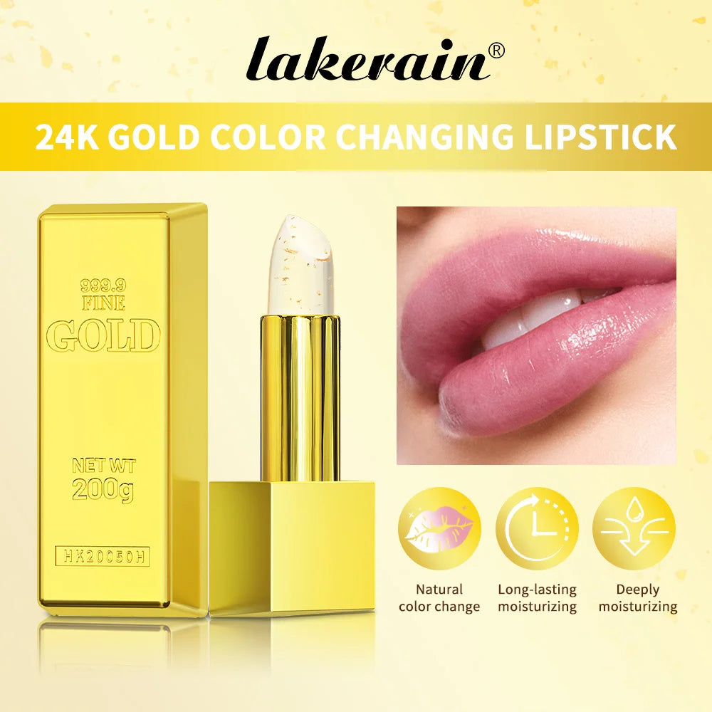 Lakerain Color Changing Lipstick Long Lasting Moisturizing Nourishing Lips Plumper Waterproof Makeup Lip Care Cosmetics Oasis Select
