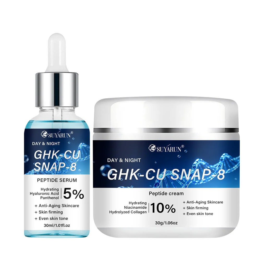 GHK-CU SNAP 8 Anti-Aging Cream & Serum Set – All Skin Types Anti-Aging Face Set Oasis Select 30g-30ml