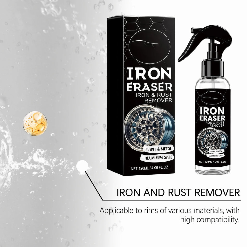 Car Rust Remover Spray Auto Wheel Oxide Stain Cleaner Paint Vehicle Surface Polishing Maintenance Cleaning Solution Care 120ml Oasis Select
