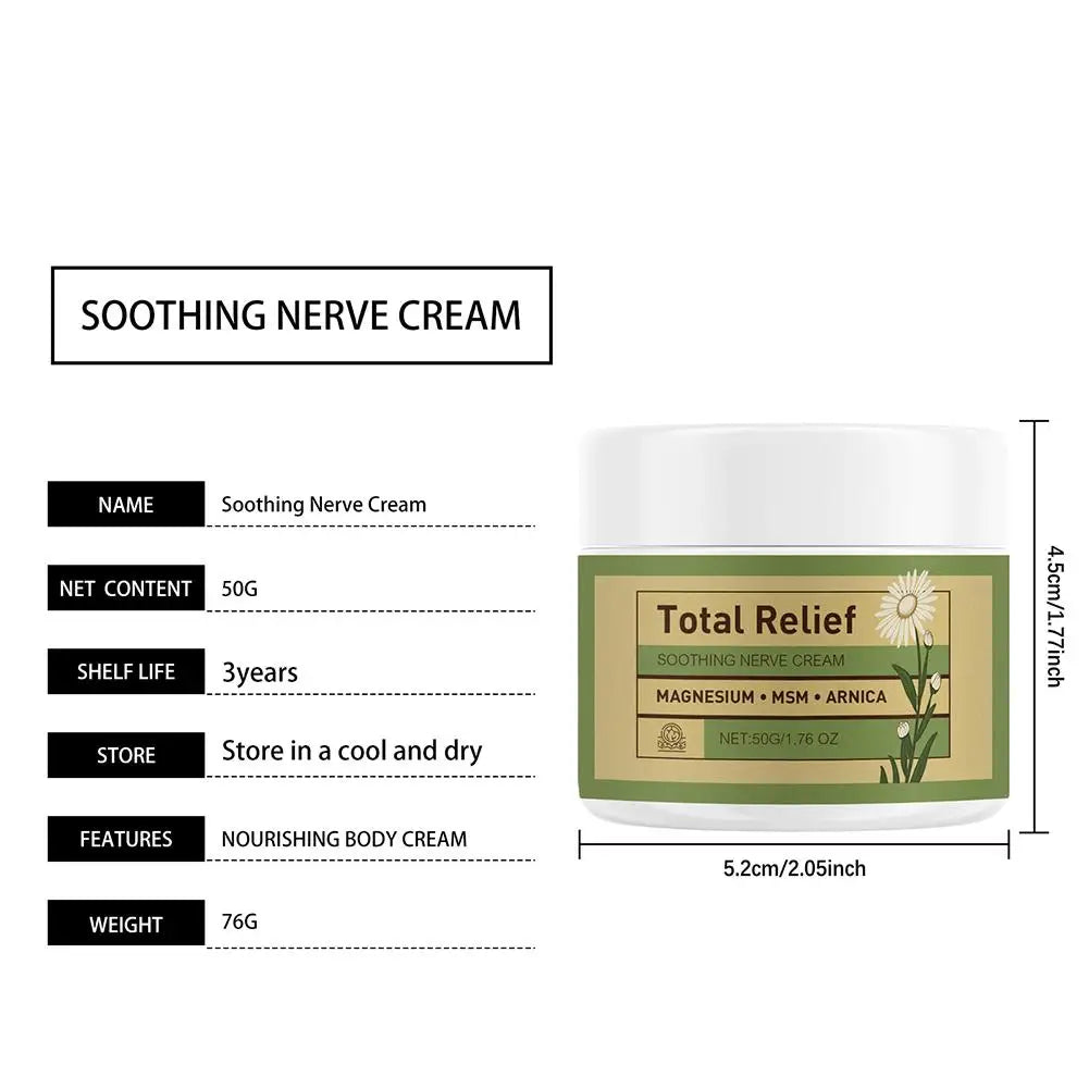 Full Body Relaxing Magnesium Cream Soothes Nerve Fatigue Repairs Dry Skin Maintain Moisture And Improve Unhealthy Skin Condition Oasis Select