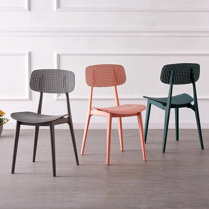 Household thickened backrest dining chair Casual dining table and chair Simple modern restaurant stool Creative Oasis Select