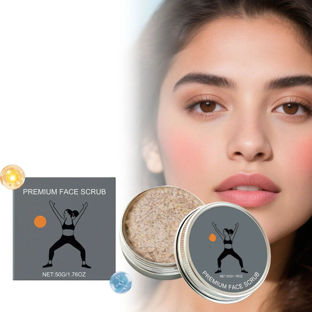 Facial Moisturizing Scrub – Pore Cleansing & Brightening Facial Scrub Oasis Select