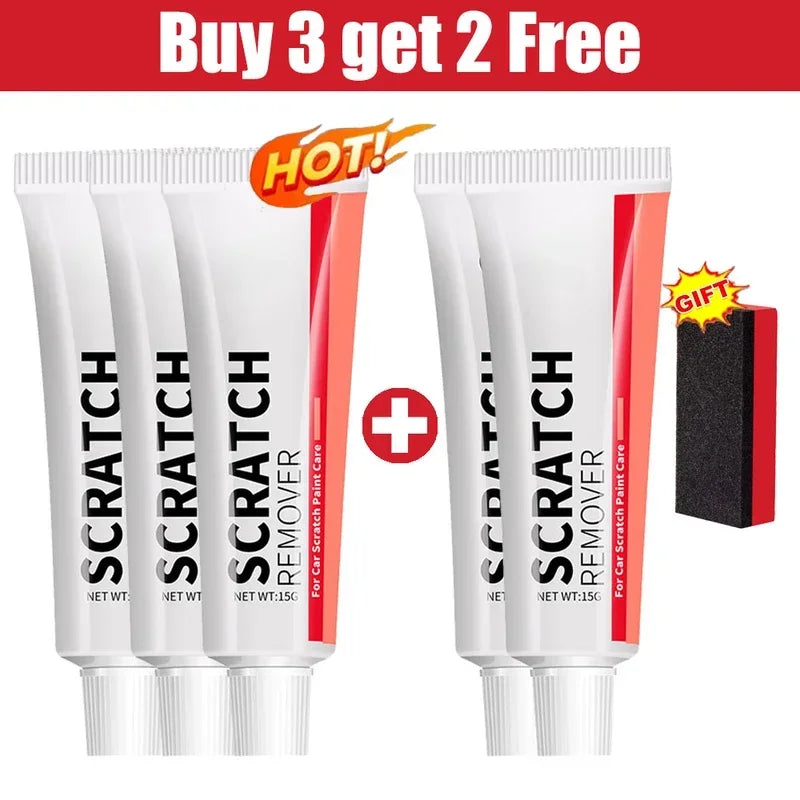 Car Scratch Remover with Sponge Car Polishing Paste Multifunction Protection Car Body Scratch Remover Kit for Car Motorcycles Oasis Select Buy 3 get 2 off