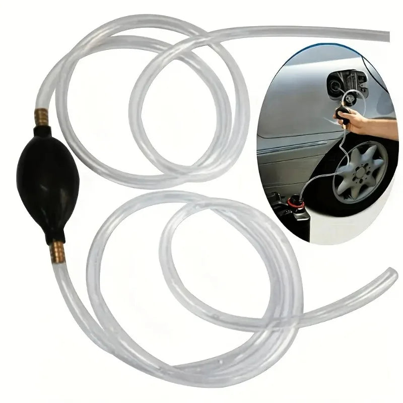 2PCS/SET Multipurpose Portable Suction Pump with Flexible PVC Hose, Essential Tool for Aquarium Water Change Oasis Select