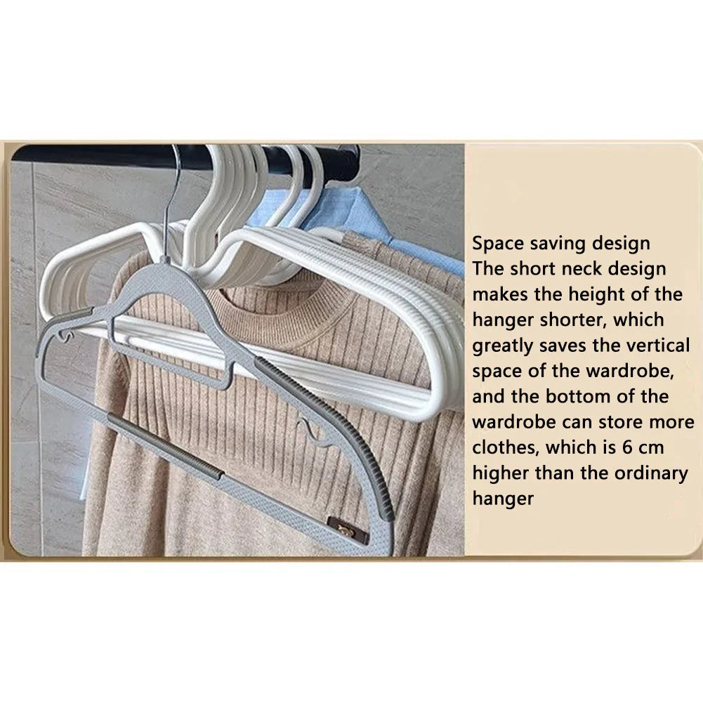 5/10/20PCS Versatile Coat Hanger Short Neck Hangers Anti-slip Clothes Hanger Lightweight Short Neck High Quality Home Supplies Oasis Select