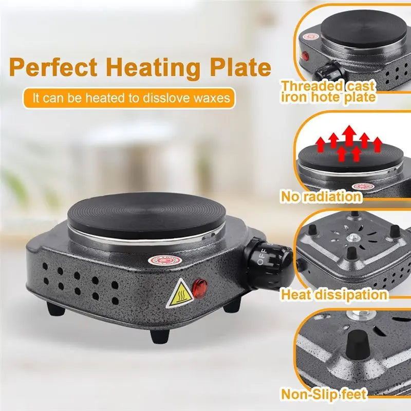 LIKE WISH Candle Making Kit With Hot Plate For Candle Making, Candle Making Kit For Beginners With Melting Pot US Plug Oasis Select