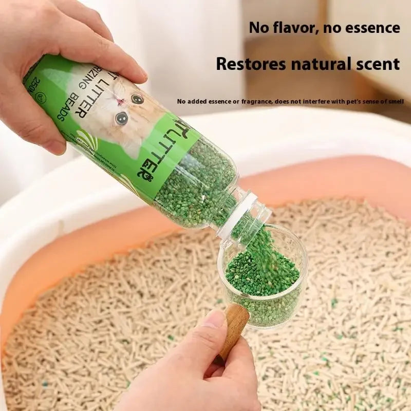 Cat Litter Deodorizing Beads Toilet Granules Litter Box Long Lasting Freshness Air Purification Deodorizer Pet Cleaning Products Oasis Select
