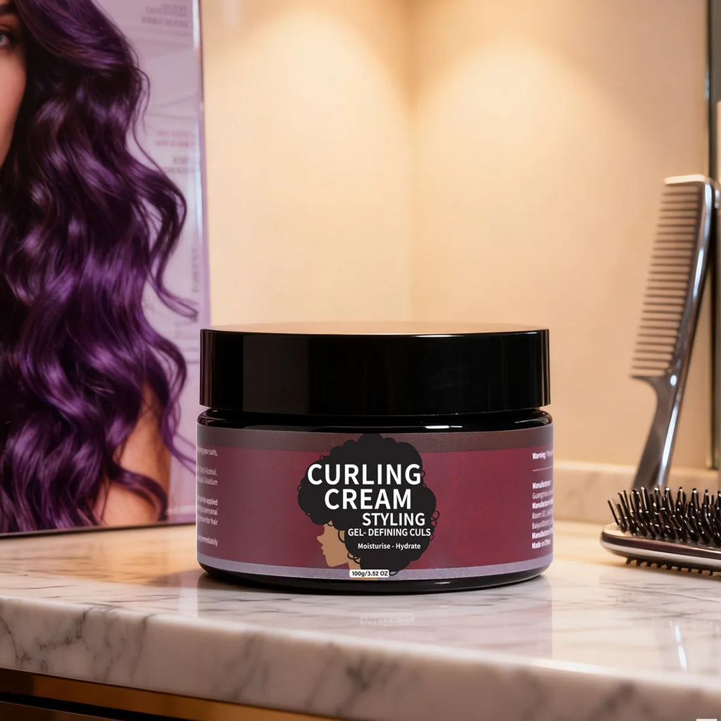 Moisturizing Styling Cream for Curly Hair - a Styling Cream for Creating Natural Curls and Achieving Lic Oasis Select
