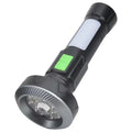 High Brightness Multi-Mode Flashlight with Side Lamp, USB Rechargeable Outdoor Torch Built with Durable Lithium Battery Oasis Select JB8 1