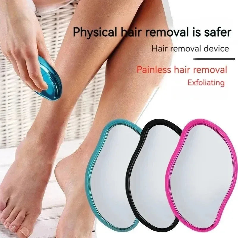 New Physical Nano Glass Epilator Exfoliator Senseless Hair Removal Tool Painless Hair Removal No Skin Damage Hair Sharpener Oasis Select
