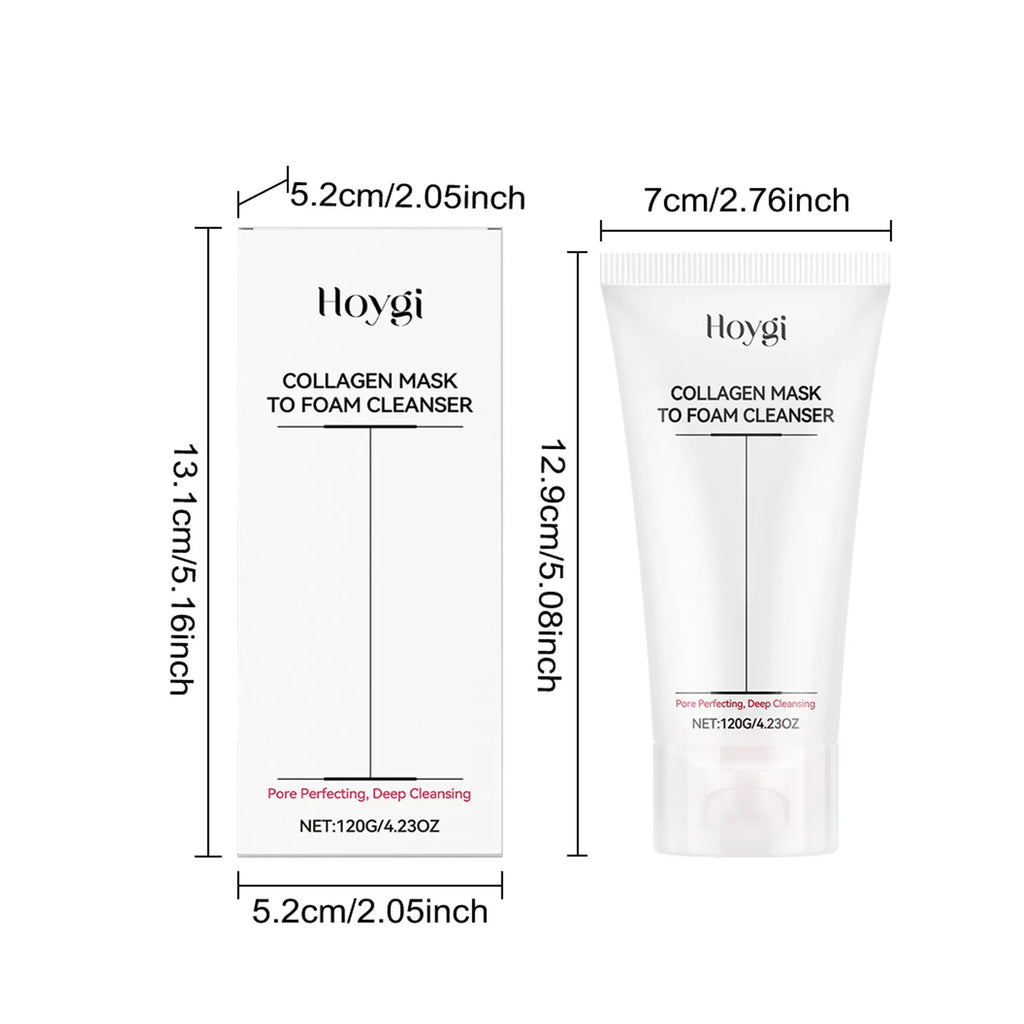 Collagen & Hyaluronic Acid Face Wash – Daily Hydrating Cleanser Facial Cleanser Oasis Select 120g Boxed