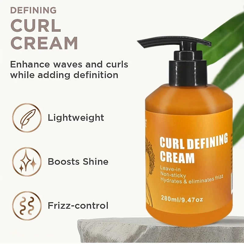 Curl Defining Cream with Argan Oil for Wavy & Curly Hair 280ml